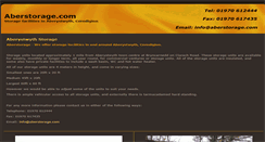 Desktop Screenshot of aberstorage.com